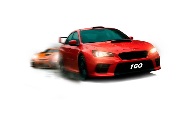 Красный автомобиль 1GO